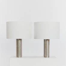 Load image into Gallery viewer, Steel cylinder lamps - pair
