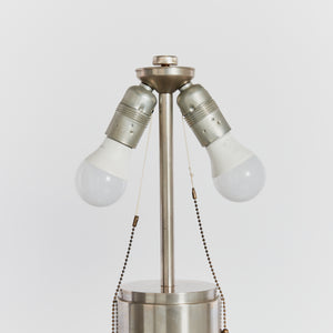 Steel cylinder lamps - pair