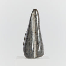 Load image into Gallery viewer, &#39;Obus&#39; abstract stone sculpture by Michel Hoppe, signed
