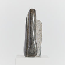 Load image into Gallery viewer, &#39;Obus&#39; abstract stone sculpture by Michel Hoppe, signed
