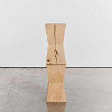 Load image into Gallery viewer, Pinched waist oak plinths
