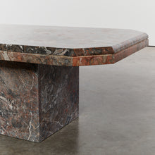 Load image into Gallery viewer, Red and grey marble coffee table
