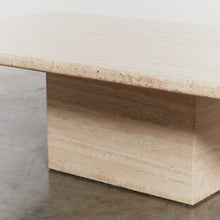 Load image into Gallery viewer, Classic travertine coffee table
