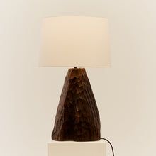 Load image into Gallery viewer, Chiselled brutalist table lamp - ON HOLD
