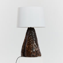 Load image into Gallery viewer, Chiselled brutalist table lamp
