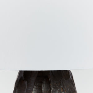 Chiselled brutalist table lamp - ON HOLD