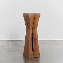 Load image into Gallery viewer, Pinched waist limewash oak plinth
