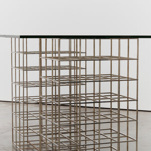 Postmodern wire grid console