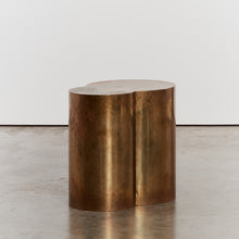 Load image into Gallery viewer, Patinated brass occasional table
