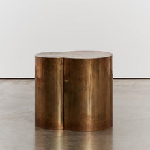 Load image into Gallery viewer, Patinated brass occasional table
