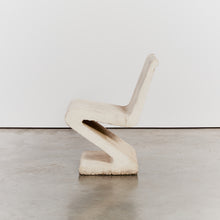 Load image into Gallery viewer, Cast concrete cantilever S chairs
