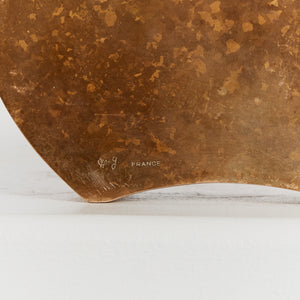 Bronze vessel by Monique Gerber, signed