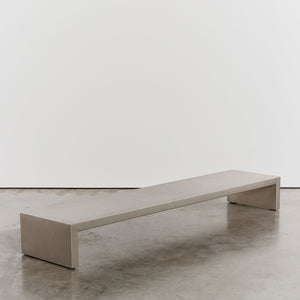Coated stainless steel low gallery table