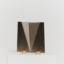 Load image into Gallery viewer, Postmodern brushed steel vase
