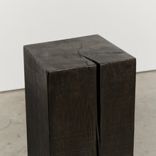 Load image into Gallery viewer, Slimline ebonised oak plinth
