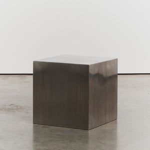 Stainless steel cube table - HIRE ONLY