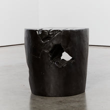 Load image into Gallery viewer, Ebonised Spanish root stool / side table
