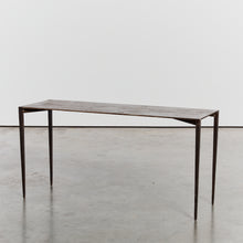 Load image into Gallery viewer, Tapered iron occasional table
