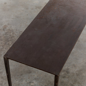 Tapered iron occasional table