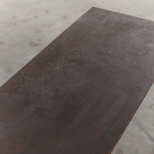 Tapered iron occasional table