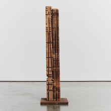 Load image into Gallery viewer, French brutalist sculpture on iron base
