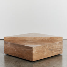 Load image into Gallery viewer, Split stone triangular occasional table
