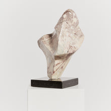 Load image into Gallery viewer, Large marble biomorphic sculpture on granite base
