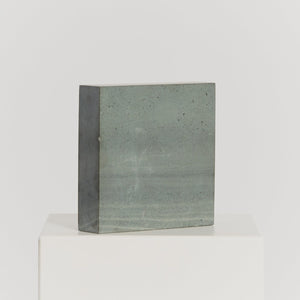 Blue grey stone block plinth - HIRE ONLY