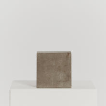 Load image into Gallery viewer, Small blue grey block plinth - HIRE ONLY
