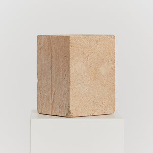 Large sandstone block plinth - HIRE ONLY