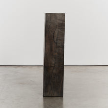 Load image into Gallery viewer, Slim ebonised oak plinth - HIRE ONLY
