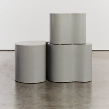 Load image into Gallery viewer, Trio of grey kidney shaped plinths - HIRE ONLY
