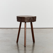 Load image into Gallery viewer, Rustic slab side table - HIRE ONLY
