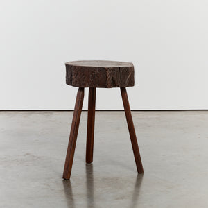 Rustic slab side table - HIRE ONLY
