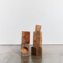 Load image into Gallery viewer, Block wood totems  - HIRE ONLY
