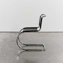Load image into Gallery viewer, Modernist tubular chrome and leather chairs x4 - HIRE ONLY

