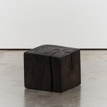 Load image into Gallery viewer, Ebonised cube plinth - HIRE ONLY
