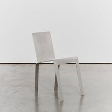Load image into Gallery viewer, Artist made bent aluminium chair - HIRE ONLY
