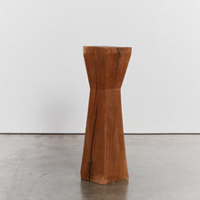 Load image into Gallery viewer, Pinched waist oak plinths - HIRE ONLY
