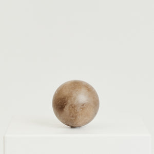 Stone sphere, taupe - HIRE ONLY