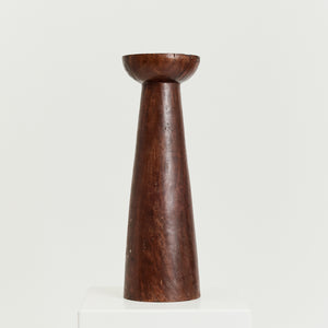 Extra large wood candlestick - HIRE ONLY