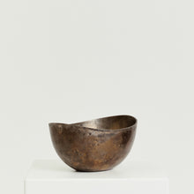 Load image into Gallery viewer, Heavy brass bowl with patina - HIRE ONLY
