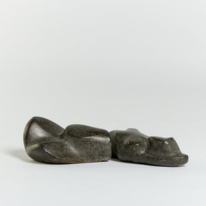 Reclining woman in two parts by Artist, Fiona Goldbacher