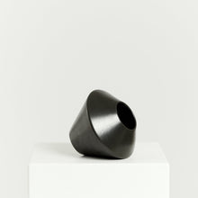 Load image into Gallery viewer, Black trapeze shaped vessel, made in Germany
