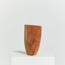 Load image into Gallery viewer, Smoke fired terracotta vessel by Tessa Wolfe Murray

