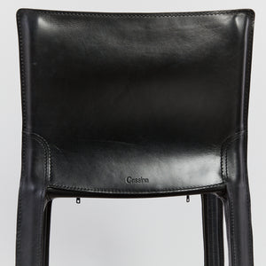 Mario Bellini CAB bar stools for Cassina