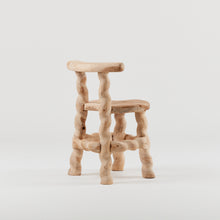 Load image into Gallery viewer, Hand carved sculptural chair

