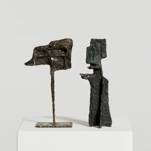 Brutalist forged sculptures