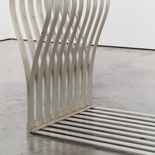 Load image into Gallery viewer, Sculptural aluminium ribbon seat
