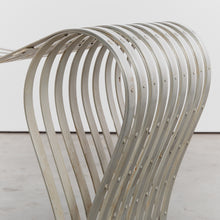 Load image into Gallery viewer, Sculptural aluminium ribbon seat
